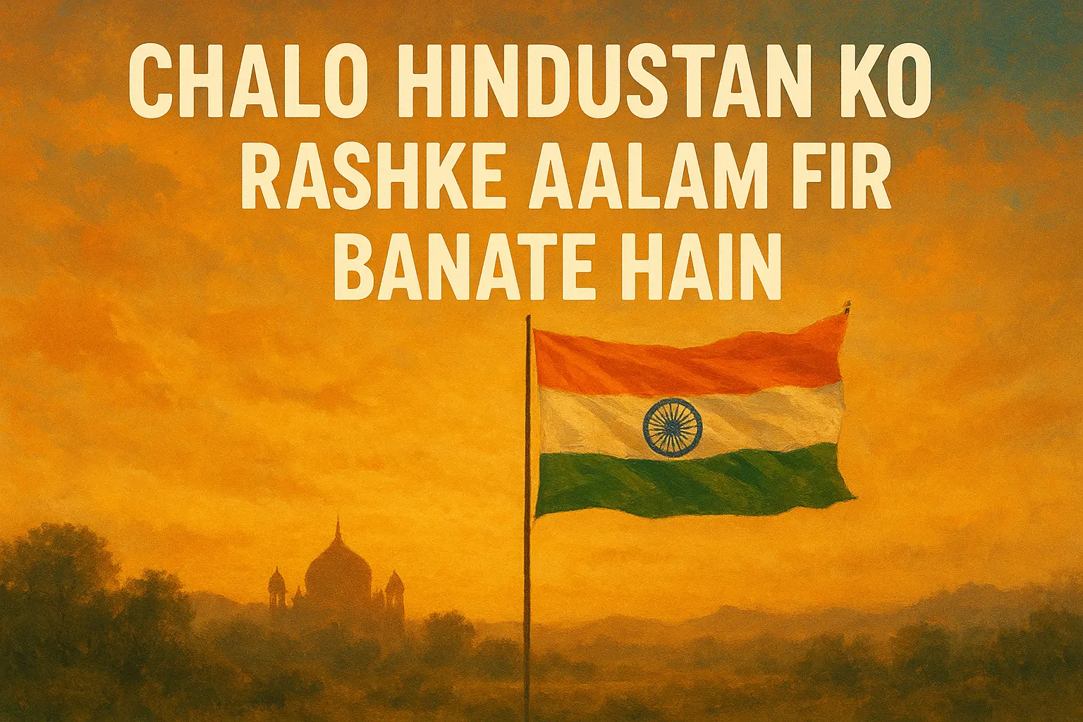 Chalo Hindustan Ko Rashke Aalam Fir Banate Hain Lyrics | Latest Indian Patriotic Songs