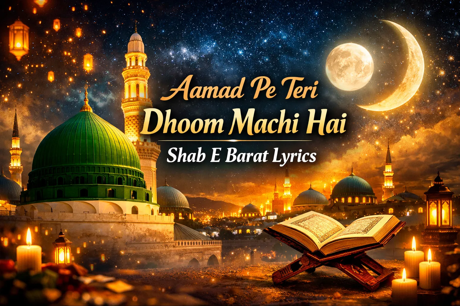 Aamad Pe Teri Dhoom Machi Hai Shab E Barat Lyrics